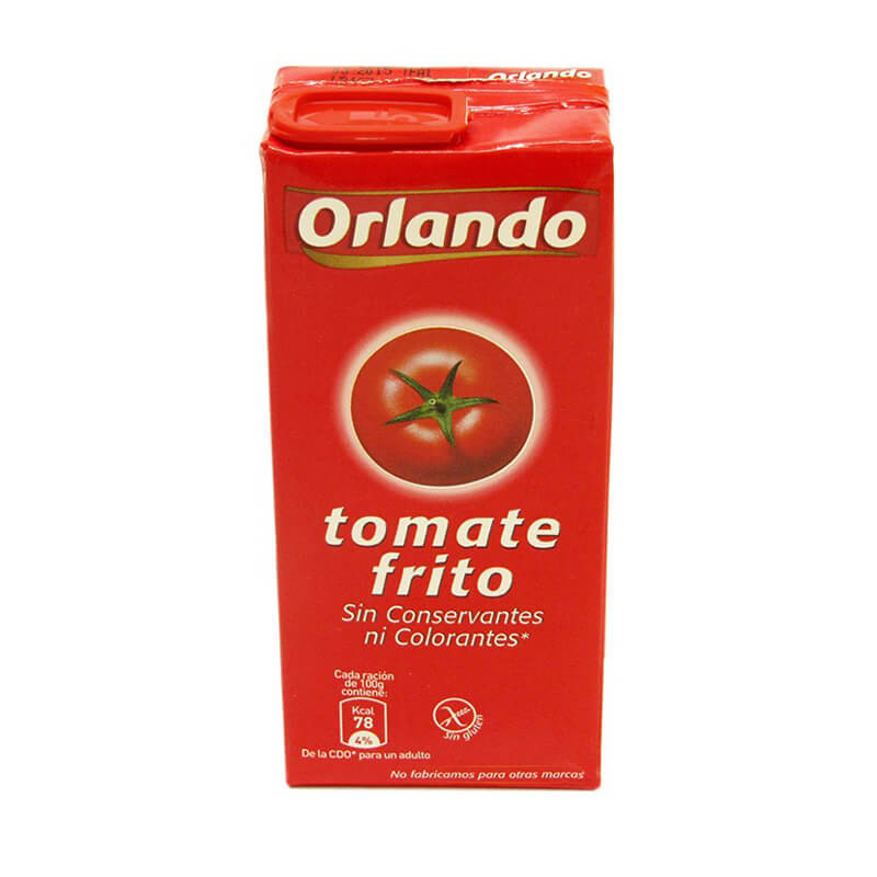 Comprar Tomate frito Orlando brick 350gr. online - Iberoal