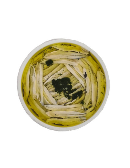 Boquerones, White Anchovies in Olive Oil, Garlic & Parsley, 850g