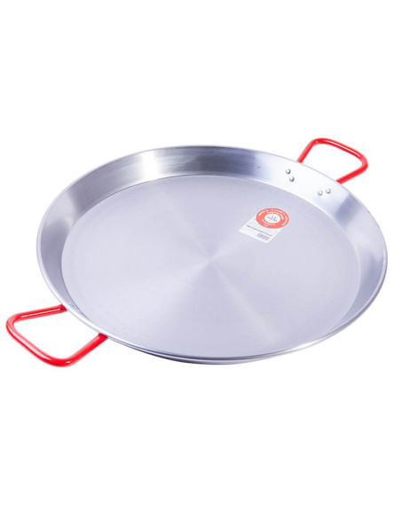 Polished Steel Paella Pan for 2 -3 people ⌀ 28 cm