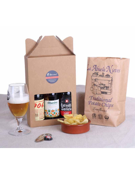 Beers And Crisps Hamper Gift Box