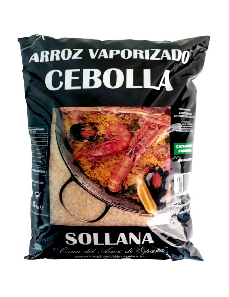 Vaporised White Round Paella Rice, 5kg, plastic bag