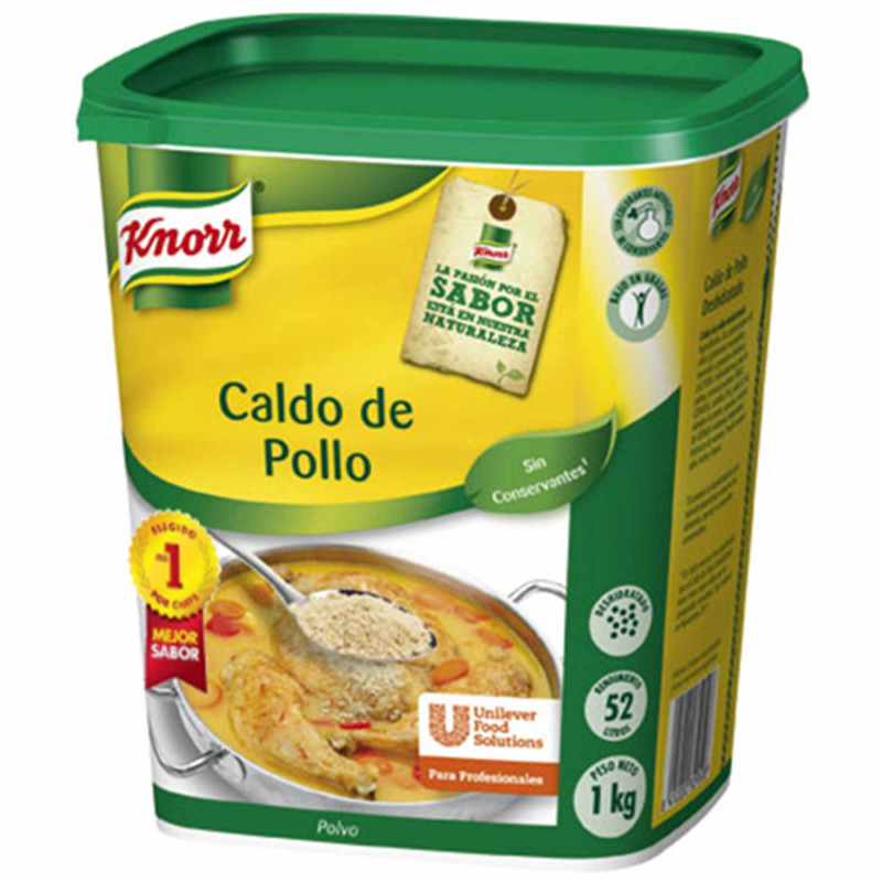 Knorr Chicken Stock Powder, 1kg, plastic tub