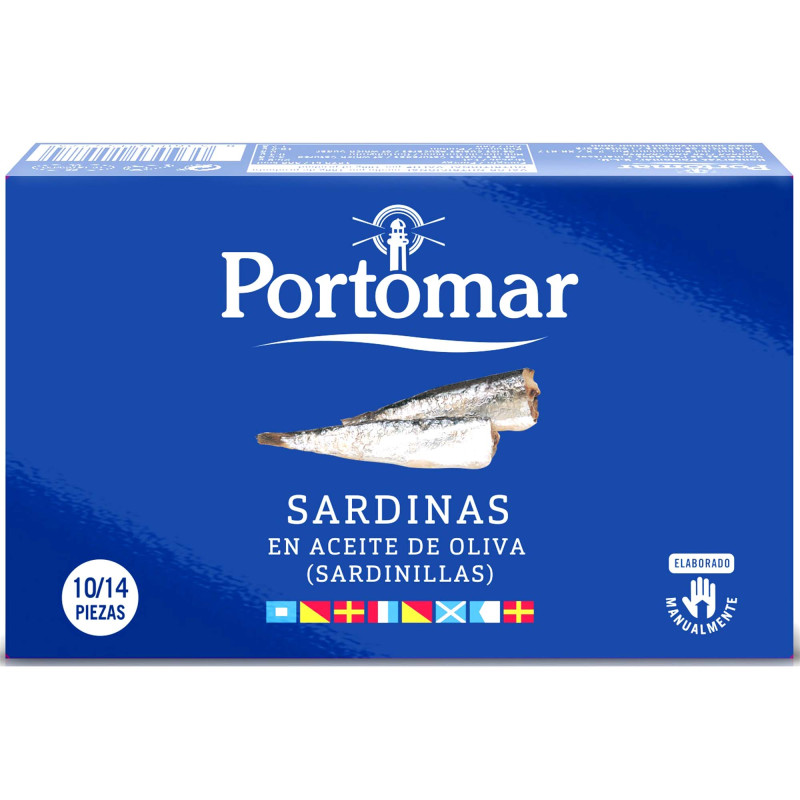 Spanish Sardinilllas Sardines in Olive Oil 10/14