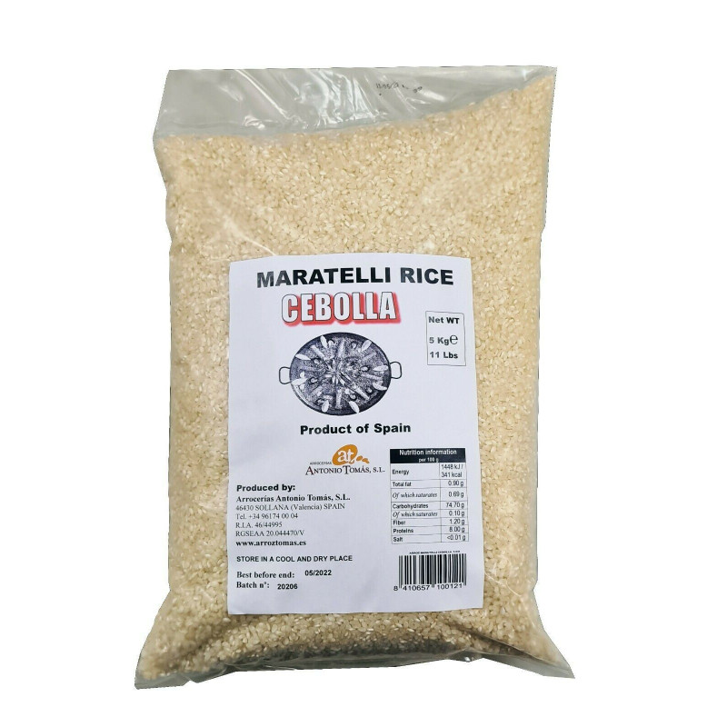 Maratelli Round Rice, 5kg, plastic bag