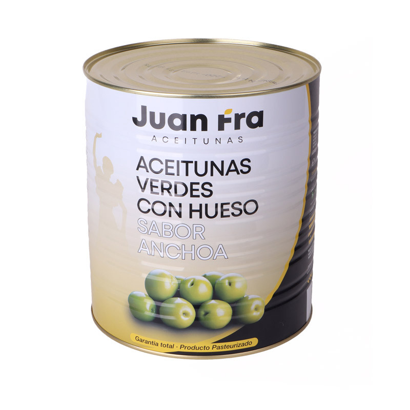 Green Whole Manzanilla Olives with stone, 8.5KG